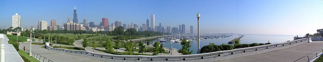 Chicago Downtown Panorama in Chicago, Illinois