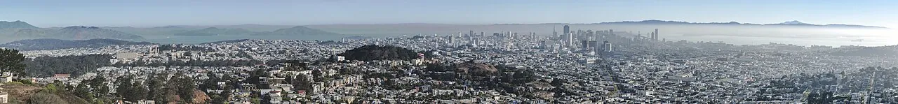 San Francisco Panorama from Twin Peaks 2013 in San Francisco, California